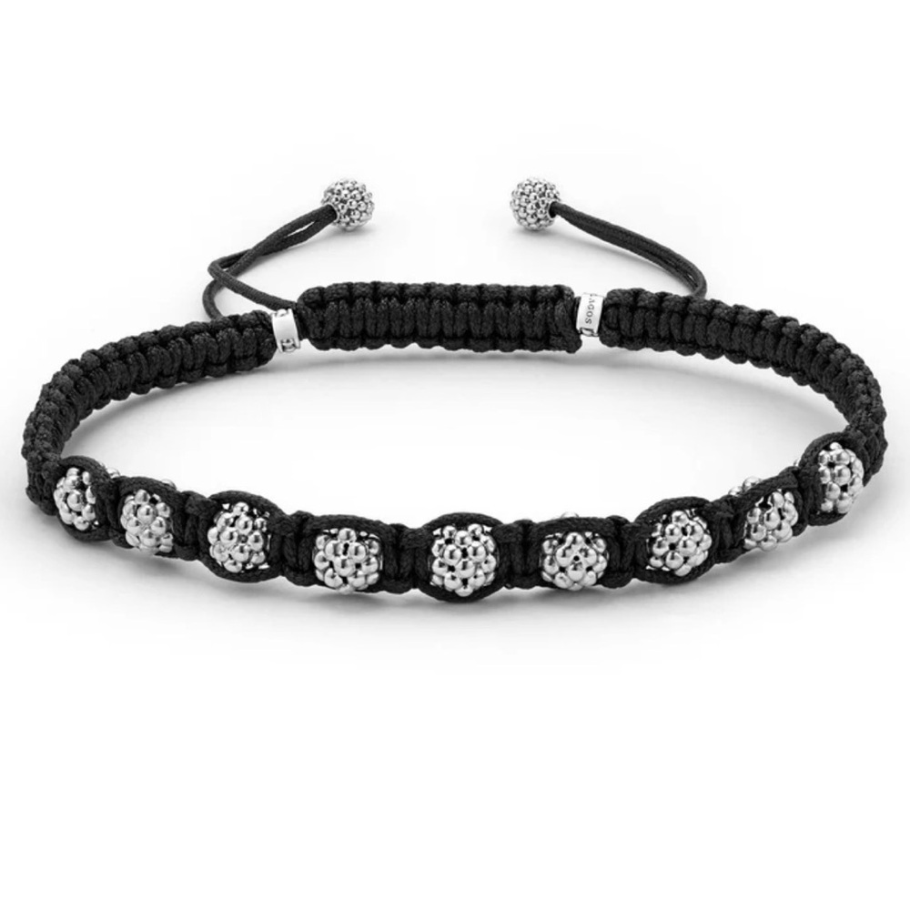 LAGOS Black Macrame Bracelet - Picture 2 of 5